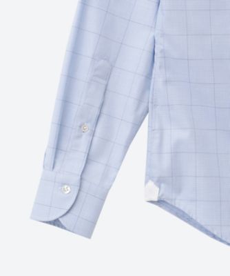 ドレスシャツ　グレンチェック　セミワイド　ＥＢ２５Ｓ／Ｓ／ＭＴＭ１９９２