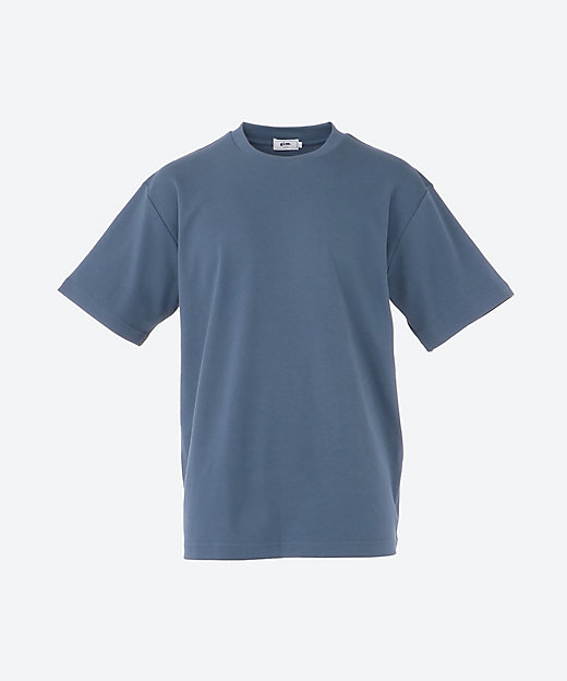 【SALE】半袖Tシャツ シルケット ブルー トップス
