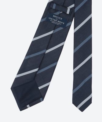ネクタイ Tネイビー地スト BR25F／S／H5096 | BREUER (Men