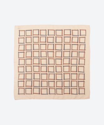 ＜Vincenzo Miozza (Men)＞カシミヤスカーフ　四角柄
