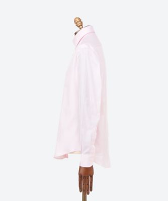 ドレスシャツ　セミワイド　ヘリンボーン