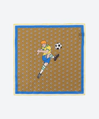 ポケットチーフ　サッカー