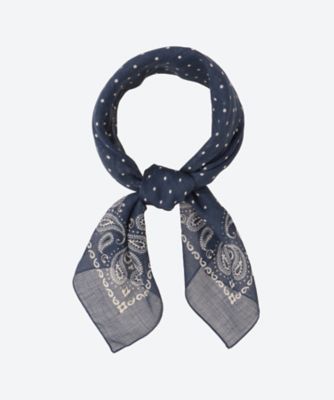 ＜Vincenzo Miozza (Men)＞ネッカチーフ　バンダナ　ＶＩ２５Ｓ／Ｓ／ＪＦ０４４２１８