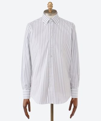 【SALE】100HANDS (Men)/ハンドレッドハンズ ドレスシャツ HH24F/S/A000120136 ホワイト/ブラック トップス【三越伊勢丹/公式】