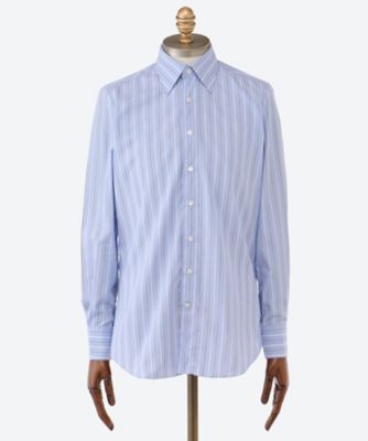 【SALE】100HANDS (Men)/ハンドレッドハンズ ドレスシャツ HH24F/S/A000120138 ブルー/ホワイト トップス【三越伊勢丹/公式】
