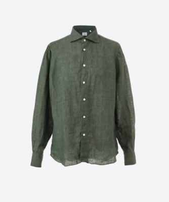 ＜Finamore (Men)＞カジュアルシャツ　ＣＬＳリネン無地　＊ＦＩ２５Ｓ／Ｓ／Ｃ０６５０