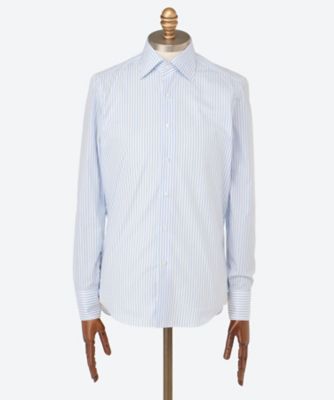 Maria Santangelo (Men)/マリア サンタンジェロ シャツ DLS白地青スト MS25S/S/24/PR/2 161WHT*SAX トップス【三越伊勢丹/公式】