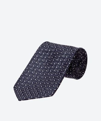 【犬の足音品未使用】Charvet シルク ネクタイ ダイヤモンドパターン 犬の足音様専用品未使用】Charvet シルク ネクタイ ダイヤモンド