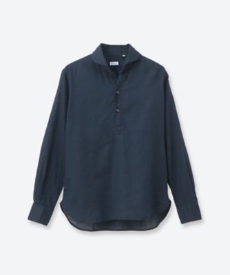 コットンシルク オープンカラーシャツ | MILA SCHON MILANO (Men)/ミラ