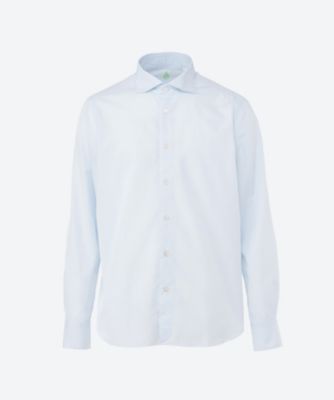 ＜Finamore (Men)＞カジュアルシャツ　無地　ＦＩ２６Ｓ／Ｓ／Ｃ０６０８
