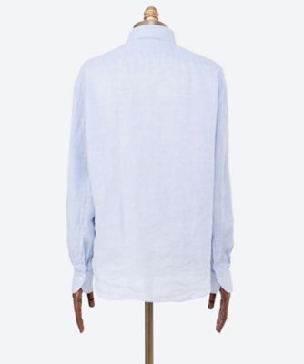 リネンシャツ 麻無地 FI26S／S／C0649 | Finamore (Men