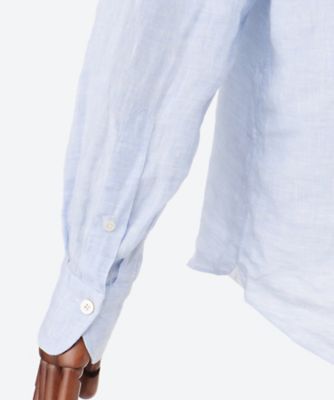 リネンシャツ 麻無地 FI26S／S／C0649 | Finamore (Men