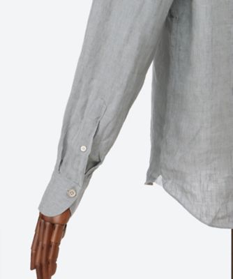 カジュアルシャツ 麻無地 FI26S／S／C0650 | Finamore (Men