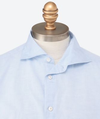 カジュアルシャツ 綿麻無地 FI26S／S／P6058 | Finamore