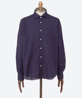 カジュアルシャツ 綿麻無地 FI26S／S／P6058 | Finamore