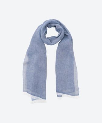 ＜ROSI COLLECTION (Men)＞ストール　ＳＴリネン無地　ＲＣ２６Ｓ／Ｓ／ＣＯＲＦＵ