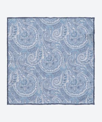 ＜ROSI COLLECTION (Men)＞ポケットチーフ　ＣＨドットペイズリー　ＲＣ２６Ｓ／Ｓ／ＪＯＹ／Ｐ０９