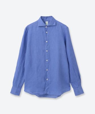 カジュアルシャツ 麻無地 FI26S／S／C0032＊ | Finamore