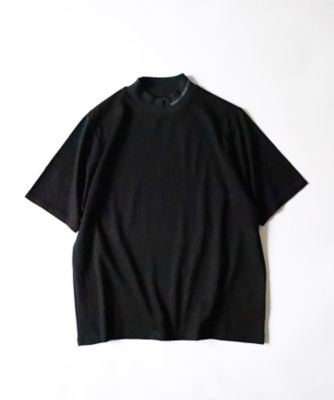 ＜三越伊勢丹/公式＞ White Mountaineering/ホワイトマウンテニアリング Tシャツ MOC NECK LOGO T-SHIRT WM2371519 BLACK トップス【三越伊勢丹/公式】