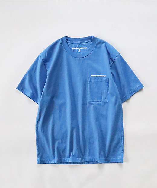 ＜三越伊勢丹/公式＞ White Mountaineering/ホワイトマウンテニアリング Tシャツ SMALL LOGO PRINT T-SHIRT W／POCKET WM2371520 BLUE トップス【三越伊勢丹/公式】