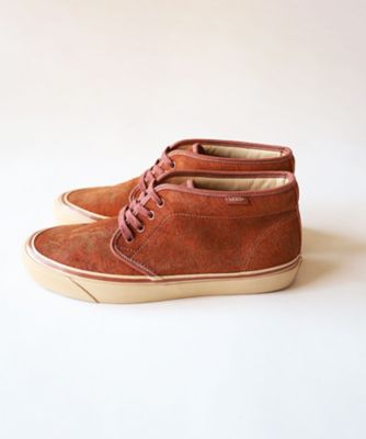 Vans chukka outlet boot red