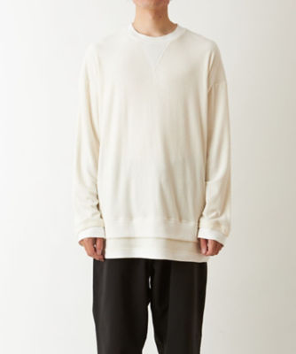 カットソー ＣＯＴＴＯＮ ＰＩＬＥ ＬＯＮＧ ＳＬＥＥＶＥ Ｔ