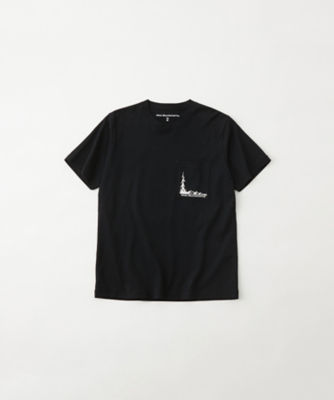 ＜三越伊勢丹/公式＞ White Mountaineering/ホワイトマウンテニアリング Tシャツ FOREST POCKET T-SHIRT WM2471536 BLACK トップス【三越伊勢丹/公式】