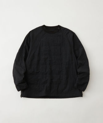 ＜White Mountaineering＞カットソー　ＱＵＩＬＴＩＮＧ　ＺＩＰ　ＰＵＬＬＯＶＥＲ　ＢＫ２４７１１０１