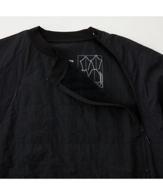 カットソー　ＱＵＩＬＴＩＮＧ　ＺＩＰ　ＰＵＬＬＯＶＥＲ　ＢＫ２４７１１０１