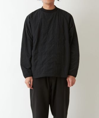 カットソー　ＱＵＩＬＴＩＮＧ　ＺＩＰ　ＰＵＬＬＯＶＥＲ　ＢＫ２４７１１０１