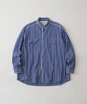 ＜White Mountaineering＞シャツ　ＳＴＲＩＰＥ　ＳＨＩＲＴ　ＷＭ２４７３１１４