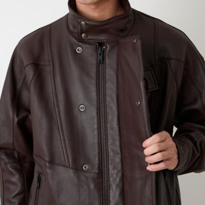 ジャケット　ＷＭ　×　Ｓｃｈｏｔｔ　ＳＨＥＥＰ　ＬＥＡＴＨＥＲ　ＲＩＤＥＲ‘Ｓ　ＪＡＣＫＥＴ　ＷＭ２４７３２１４