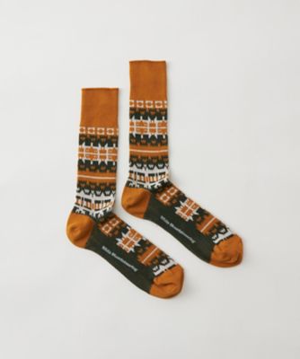 White Mountaineering/ホワイトマウンテニアリング ソックス NORDIC PATTERN SOCKS WM2473819