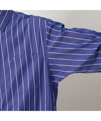 シャツブルソン　ＭＩＤ　ＧＵＳＳＥＴ　ＳＬＥＥＶＥ　ＳＴＲＩＰＥ　ＳＨＩＲＴ　ＢＬＯＵＳＯＮ　ＷＭ２５７１１０４