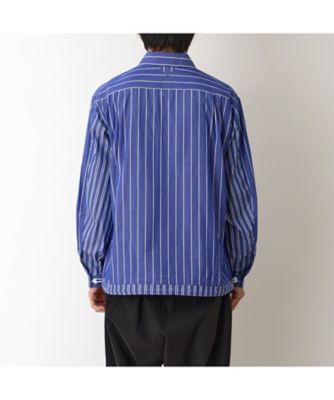 シャツブルソン　ＭＩＤ　ＧＵＳＳＥＴ　ＳＬＥＥＶＥ　ＳＴＲＩＰＥ　ＳＨＩＲＴ　ＢＬＯＵＳＯＮ　ＷＭ２５７１１０４