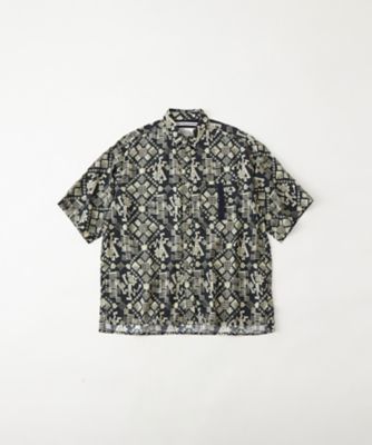 White Mountaineering/ホワイトマウンテニアリング シャツ　ＬＩＯＮ　ＰＡＴＴＥＲＮ　ＭＩＤ　ＧＵＳＳＥＴ　ＳＬＥＥＶＥ　ＳＨＩＲＴ　ＷＭ２５７１１０６