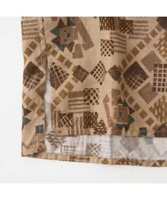 シャツ　ＬＩＯＮ　ＰＡＴＴＥＲＮ　ＭＩＤ　ＧＵＳＳＥＴ　ＳＬＥＥＶＥ　ＳＨＩＲＴ　ＷＭ２５７１１０６