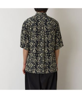 シャツ　ＬＩＯＮ　ＰＡＴＴＥＲＮ　ＭＩＤ　ＧＵＳＳＥＴ　ＳＬＥＥＶＥ　ＳＨＩＲＴ　ＷＭ２５７１１０６