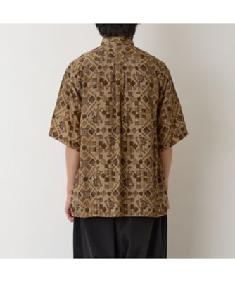 シャツ　ＬＩＯＮ　ＰＡＴＴＥＲＮ　ＭＩＤ　ＧＵＳＳＥＴ　ＳＬＥＥＶＥ　ＳＨＩＲＴ　ＷＭ２５７１１０６