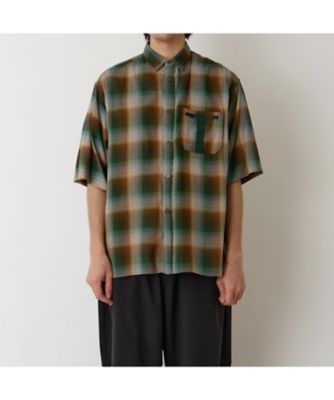 シャツ　ＬＩＯＮ　ＰＡＴＴＥＲＮ　ＭＩＤ　ＧＵＳＳＥＴ　ＳＬＥＥＶＥ　ＳＨＩＲＴ　ＷＭ２５７１１０７