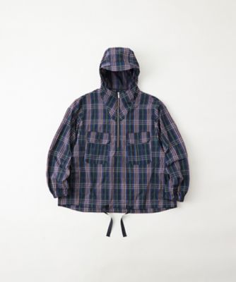 ＜White Mountaineering＞パーカー　ＷＩＤＥ　ＧＵＳＳＥＴ　ＳＬＥＥＶＥ　ＤＯＢＢＹ　ＣＨＥＣＫ　ＡＮＯＲＡＫ　ＷＭ２５７１１１２