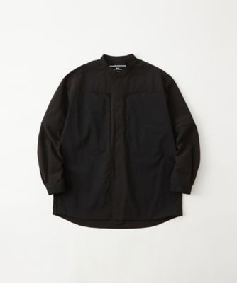 ＜White Mountaineering＞シャツ　ＺＩＰ　ＯＦＦ　ＳＨＩＲＴ　ＢＫ２５７１１０２