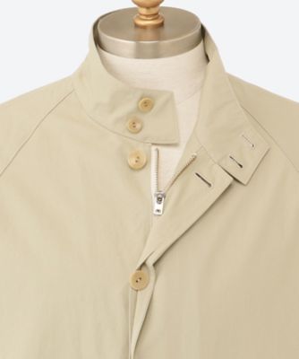 スタンドカラー　スプリットヨーク　ライトウェイトポプリン　ブルゾン　ＧＩＡＮＮＩ