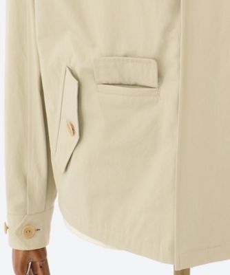 スタンドカラー　スプリットヨーク　ライトウェイトポプリン　ブルゾン　ＧＩＡＮＮＩ