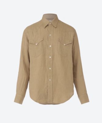 ＜COHERENCE (Men)＞ＡＢＩＱＵＩＵ　ウエスタンシャツ