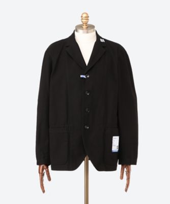  ミハラ ヤスヒロ ジャケット 21F-I07JK011 Cotton Jacket BLACK