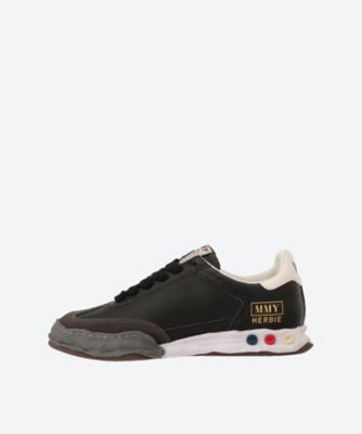 MAISON MIHARA YASUHIRO (Men)/メゾン ミハラ ヤスヒロ スニーカー "HERBIE" OG Sole Leather Low top Sneaker 22F A09FW702 BLACK 靴【三越伊勢丹/公式】