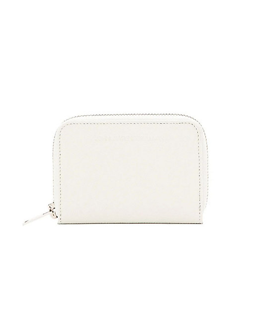 ＜三越伊勢丹/公式＞ ローレンス サリバン 財布 Round zip wallet JLS-08-02 WHITE GRAIN