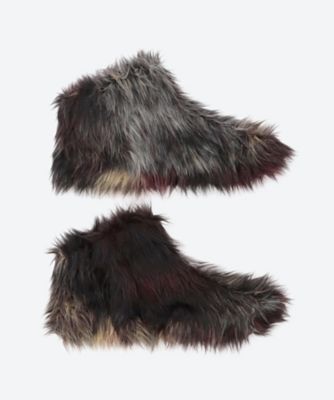 ジャガードファーシューズカバー　ＭＯＤＡＣＲＹＬＩＣ　ＪＡＣＱＵＡＲＤ　ＦＵＲ　２４Ｓ－８４７ＡＣＵ４－Ｆ