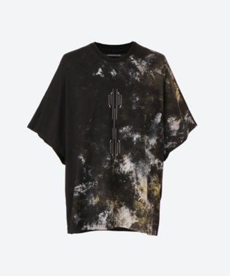 JULIUS/NILφS/ユリウス/ニルズ プリントカイトTシャツ COTTON SZ JERSEY 24S-847CPM2 BLACK トップス【三越伊勢丹/公式】